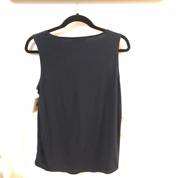 NWT! Ellen Tracy sleeveless blouse M - Picture 2 of 3